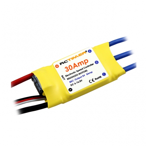 RCTimer Brushless Motor Hobbywing FW Speed Controller ESC 30A