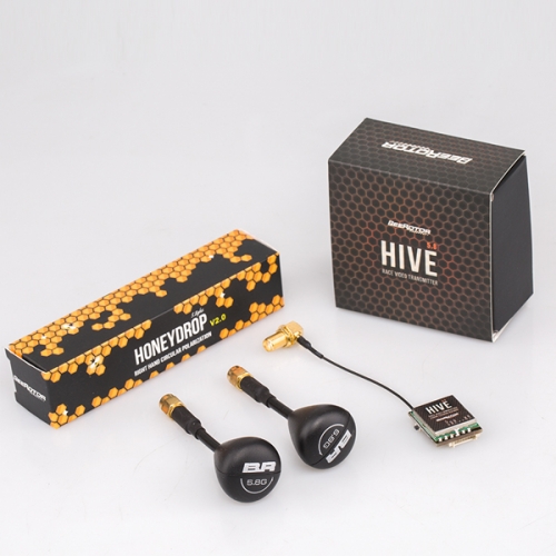 BeeRotor 5.8G HiVE HoneyDrop Antenna VTX&RX Pack A BeeRotor 5.8G HiVE HoneyDrop Antenna VTX&RX Pack A
