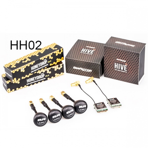 BeeRotor 5.8G HiVE HoneyDrop Antenna VTX&RX Pack B BeeRotor 5.8G HiVE HoneyDrop Antenna VTX&RX Pack B