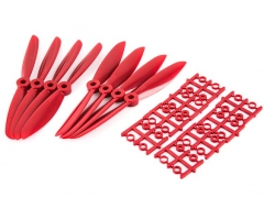 (4pairs) Rctimer 6x4.5" 6045 Multirotor Propeller CW CCW (Red)