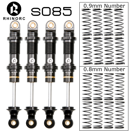 S085 V2 High Quality Full Metal Shock Absorber For 2-4KG 1/10 RC Crawler Car MOA Shafty