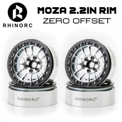 Rhino MOZA 2.2 inch 25mm Narrow ZERO OffSet Rim Titanium Color 4PCS
