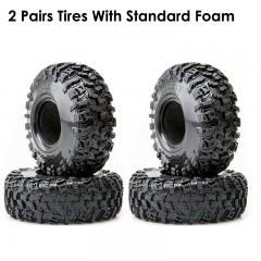 2 Pairs Tires With Standard Foam